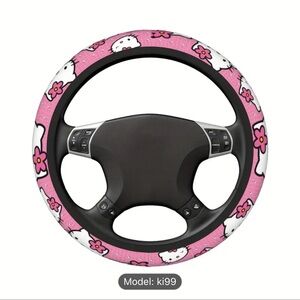 Sanrio Hello Kitty Pink Steering Wheel Cover